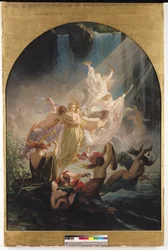 De undinen of De stem van de bergstroom, 1857